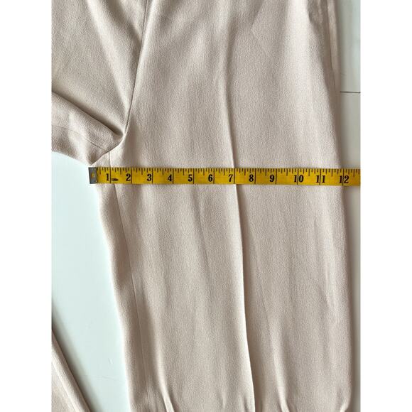 Antonelli Firenze Trousers Pants Women Italy Sz 44( US 8 ) 29x35 Cream Wide Leg - Picture 10 of 12